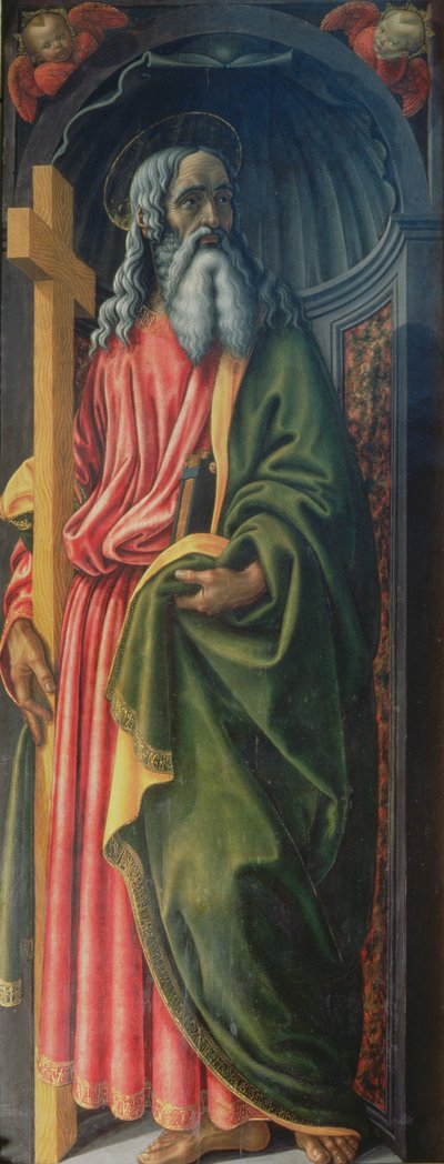 St. Andreas (Detail) von Francesco Botticini